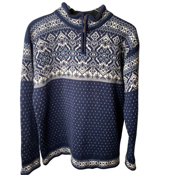 icewear Other - Icewear Iceland Icelandic Vintage Norwegian Wool Fair Isle Half Zip Sweater L